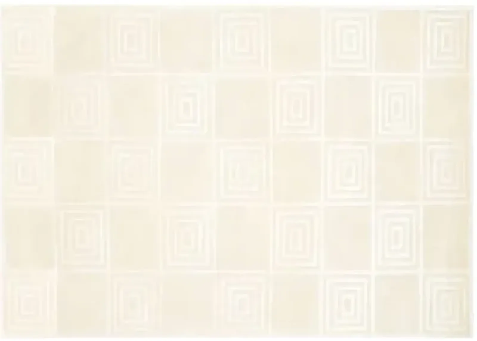 Alistair Tiles Rug - Ralph Lauren Home - Ivory - Ivory