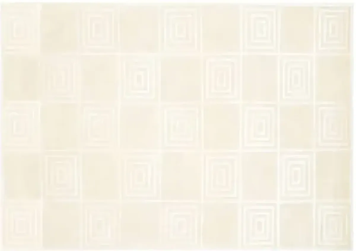 Alistair Tiles Rug - Ralph Lauren Home - Ivory - Ivory