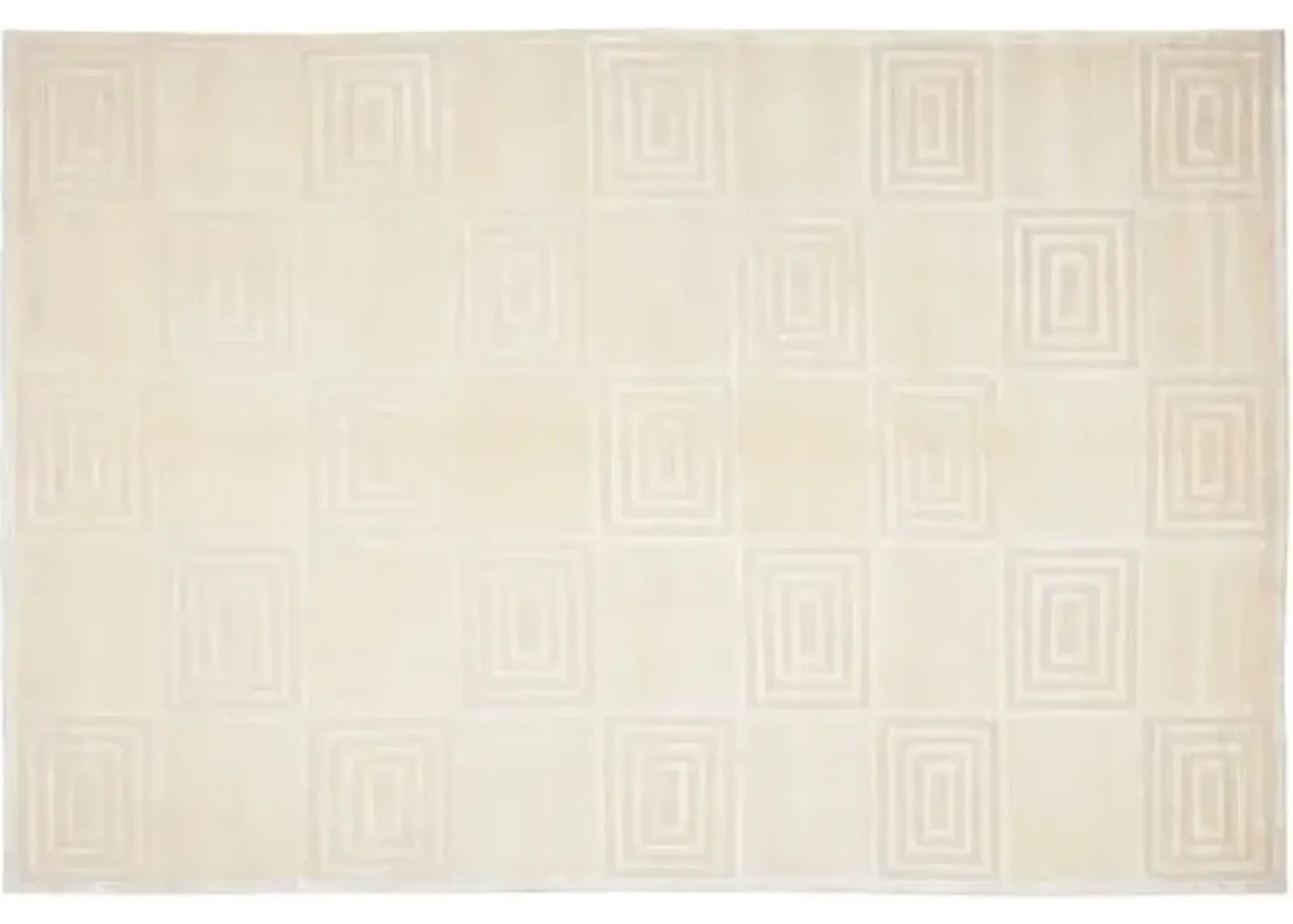 Alistair Tiles Rug - Ralph Lauren Home - Ivory - Ivory