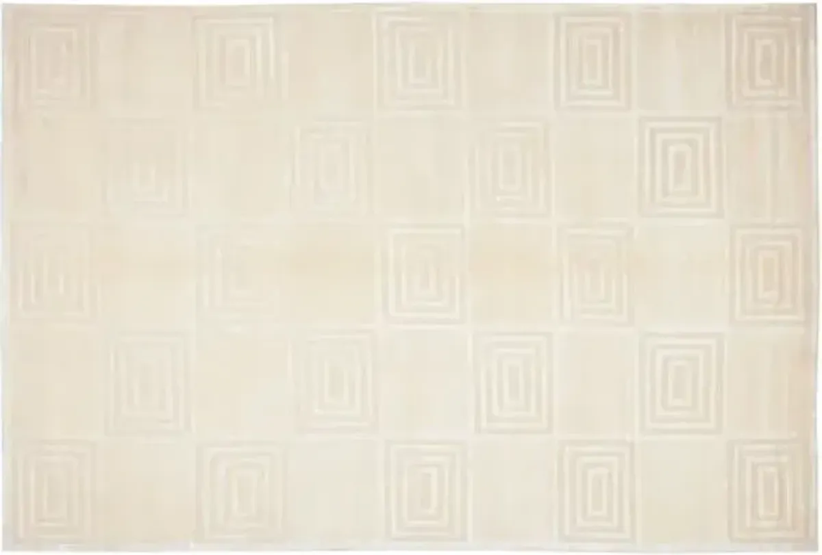 Alistair Tiles Rug - Ralph Lauren Home - Ivory - Ivory