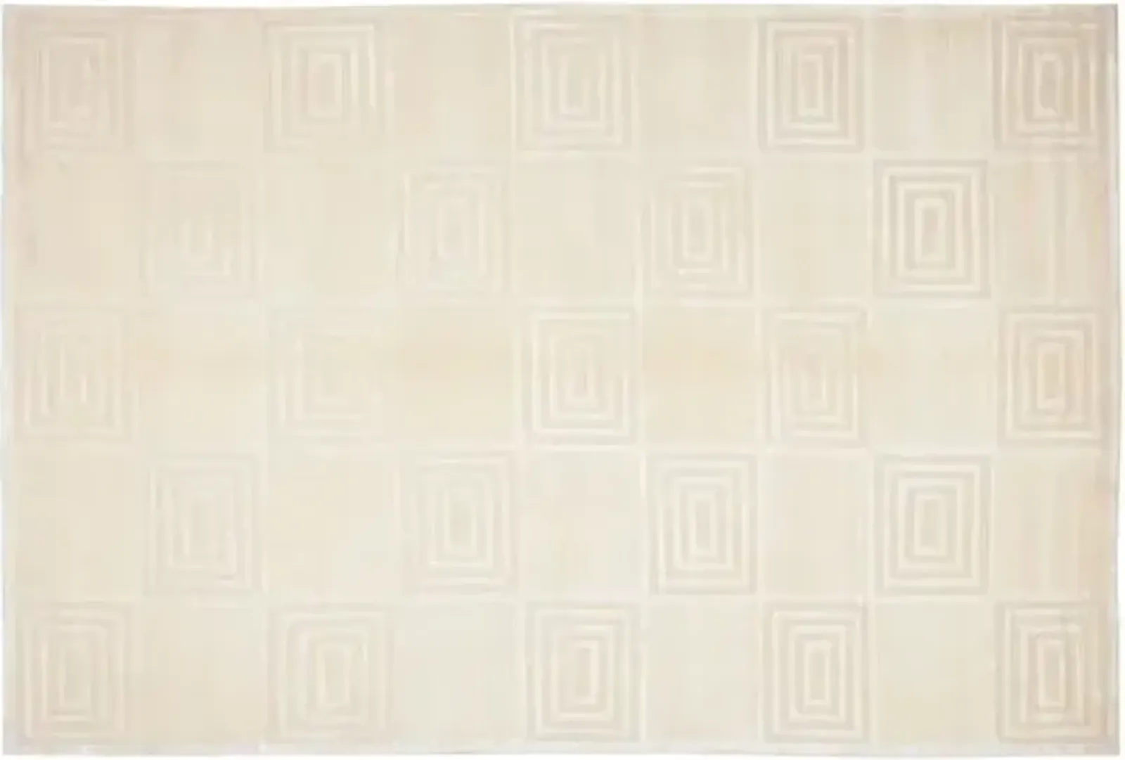 Alistair Tiles Rug - Ralph Lauren Home - Ivory - Ivory