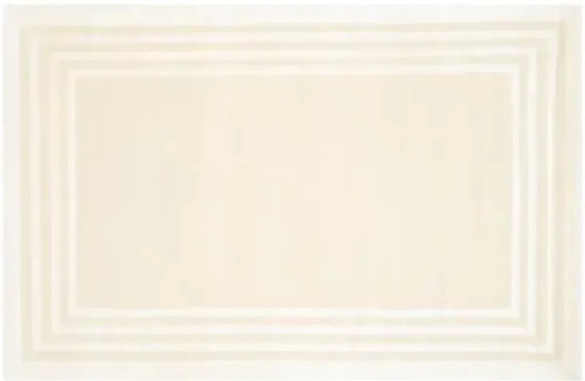 Ellington Border Rug - Ralph Lauren Home - White - White