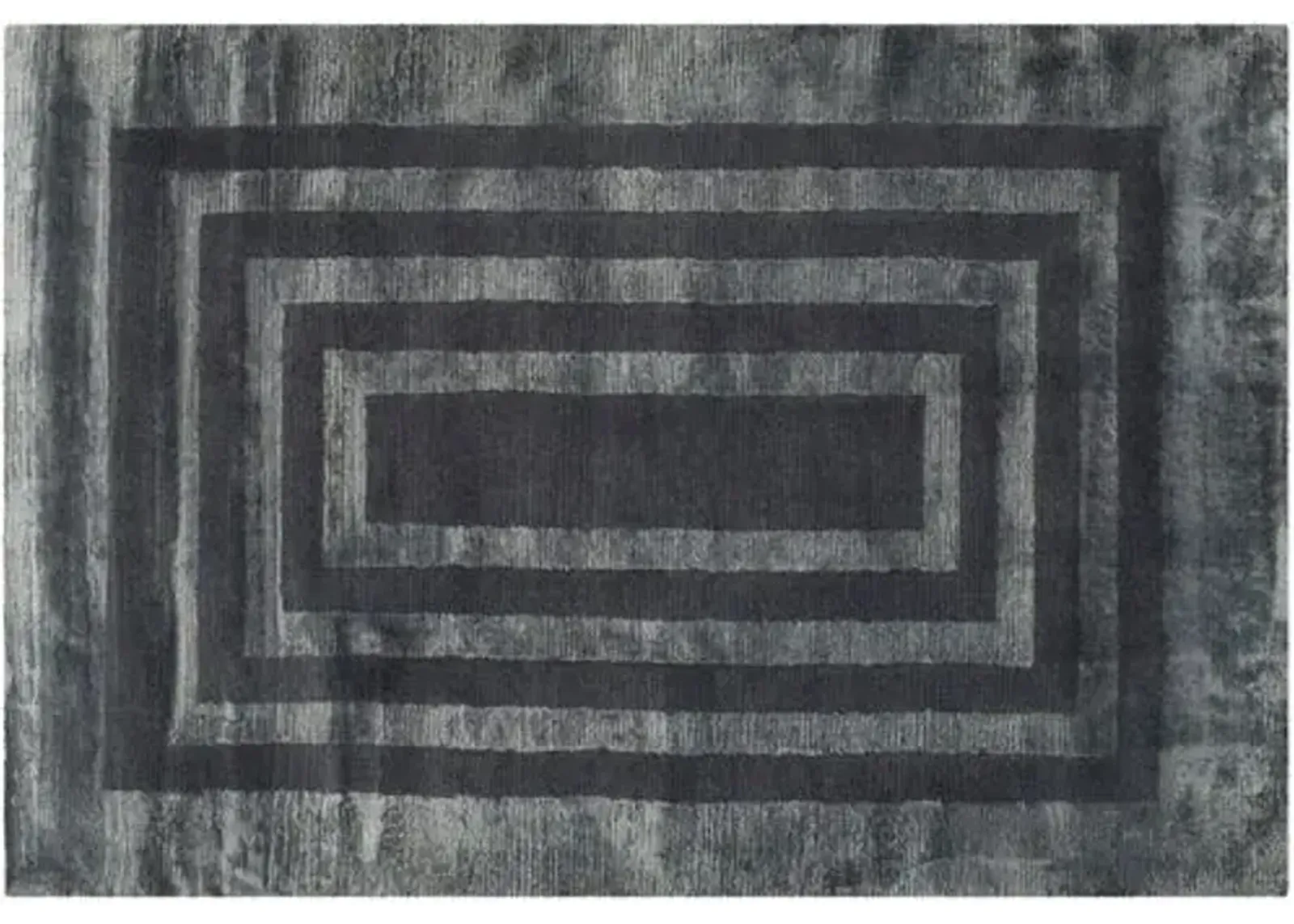 Ellington Border Rug - Ralph Lauren Home - Gray - Gray