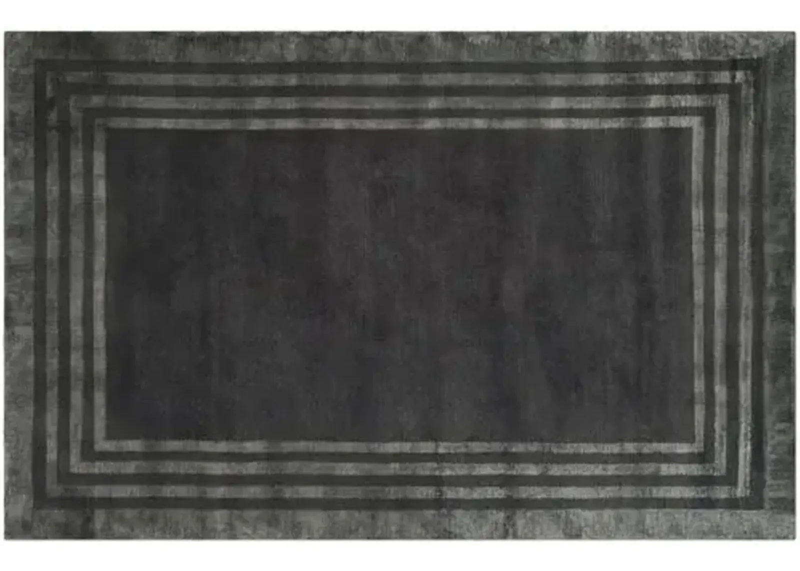 Ellington Border Rug - Ralph Lauren Home - Gray - Gray