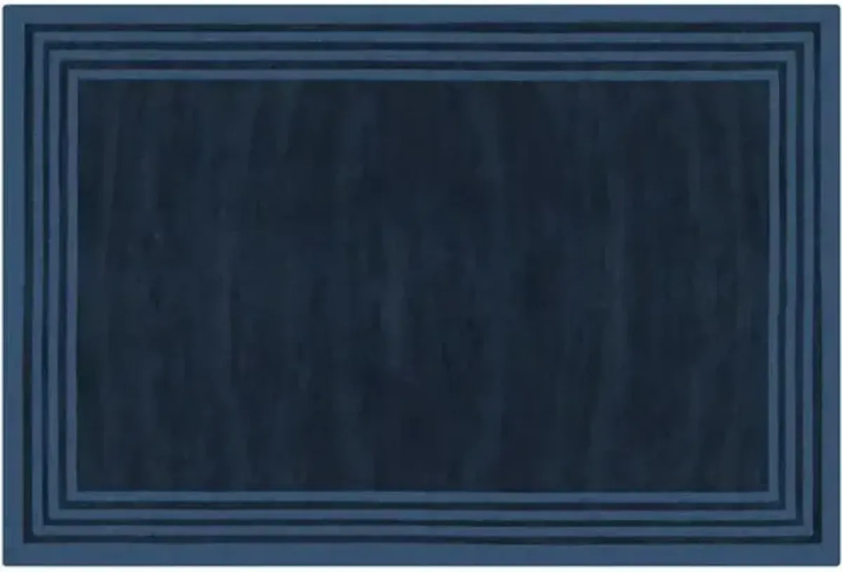 Ellington Border Rug - Ralph Lauren Home - Blue - Blue