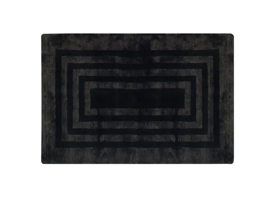 Ellington Border Rug - Ralph Lauren Home - Black - Black