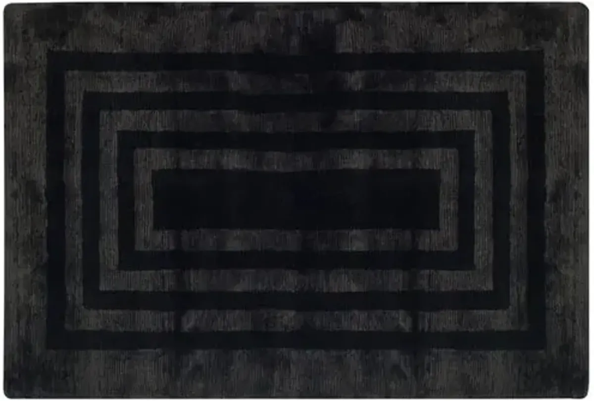 Ellington Border Rug - Ralph Lauren Home - Black - Black