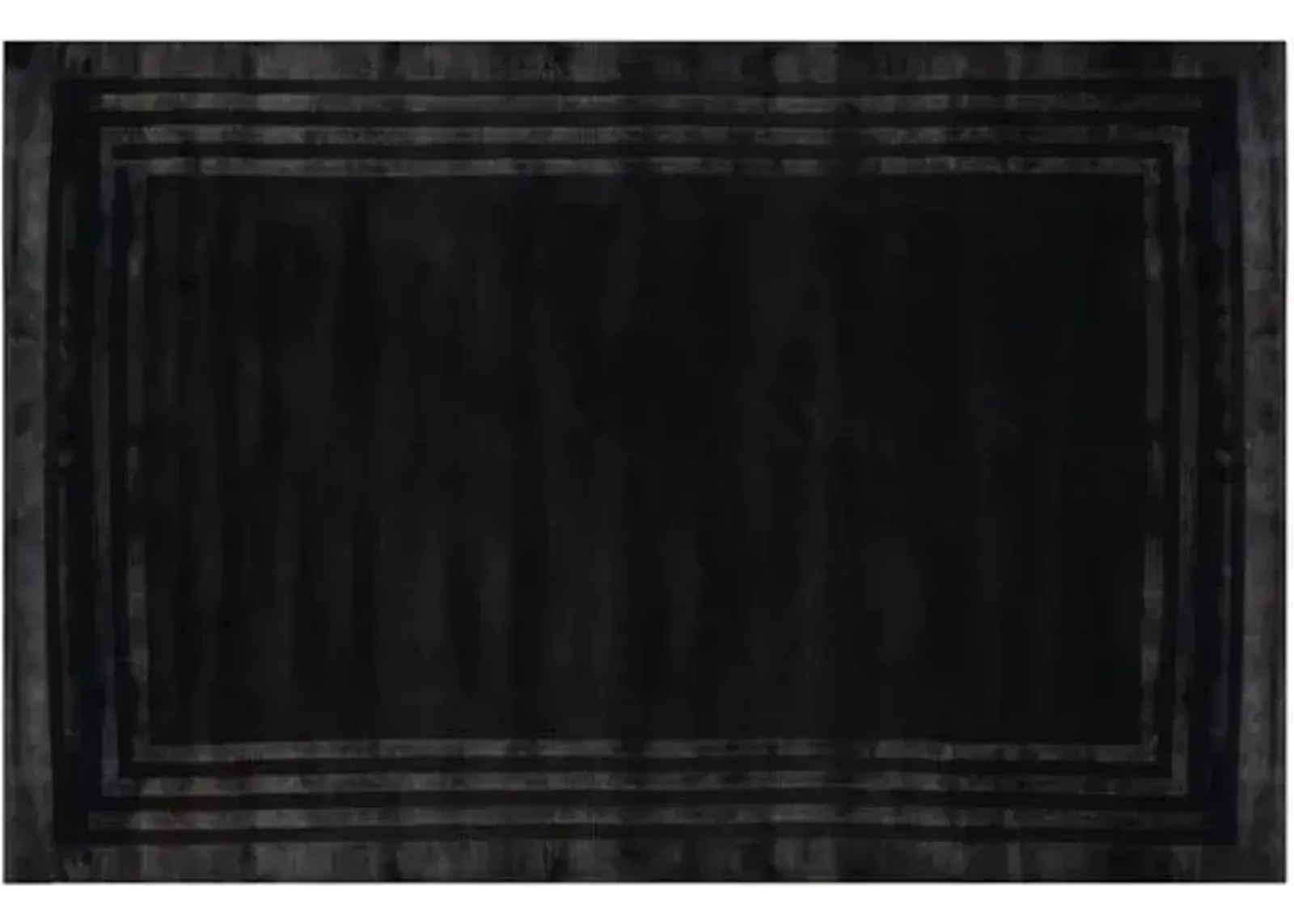 Ellington Border Rug - Ralph Lauren Home - Black - Black