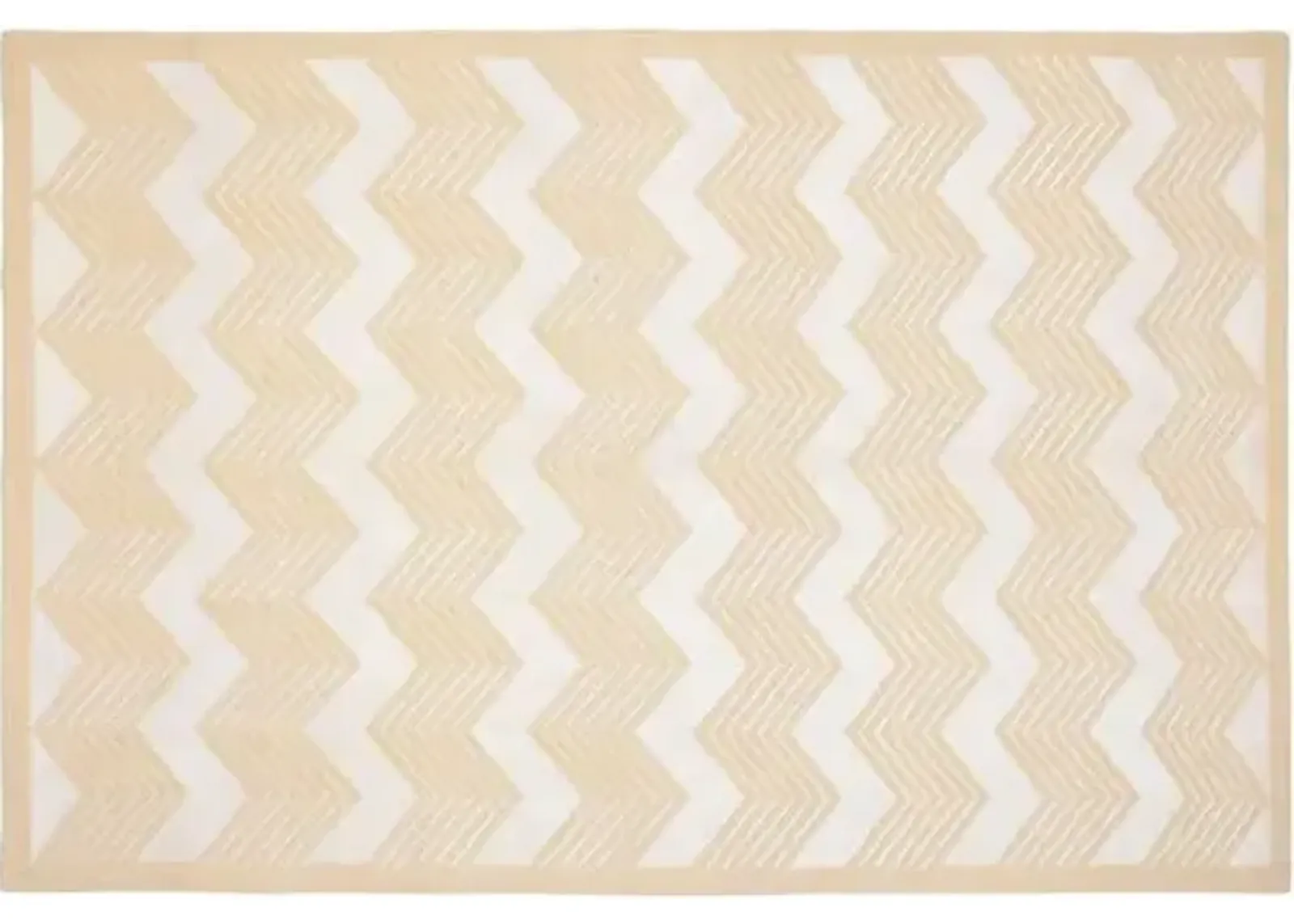 Monroe Chevron Rug - Ralph Lauren Home - Beige - Beige