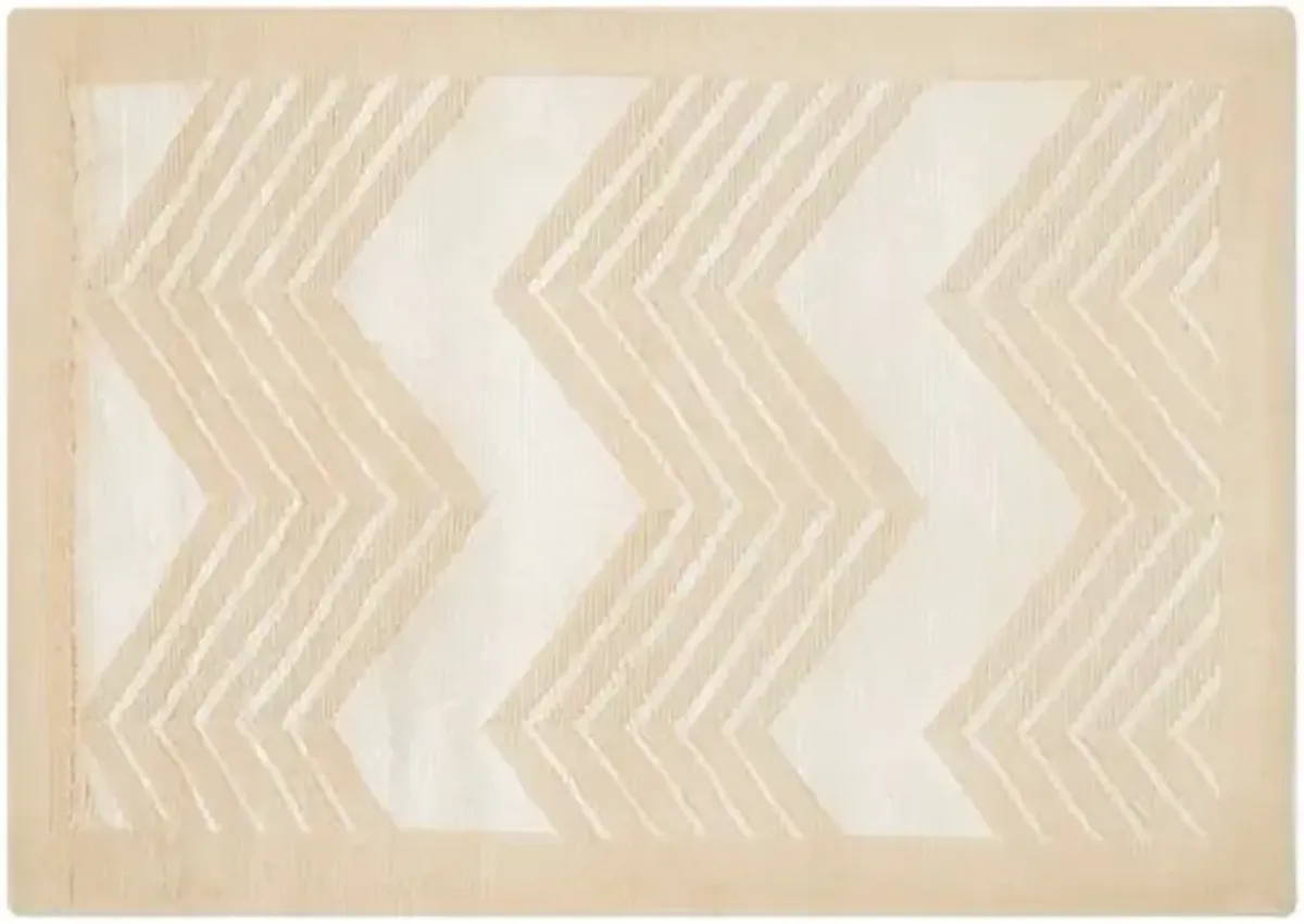 Monroe Chevron Rug - Ralph Lauren Home - Beige - Beige