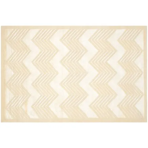 Monroe Chevron Rug - Ralph Lauren Home - Beige - Beige