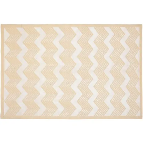 Monroe Chevron Rug - Ralph Lauren Home - Beige - Beige