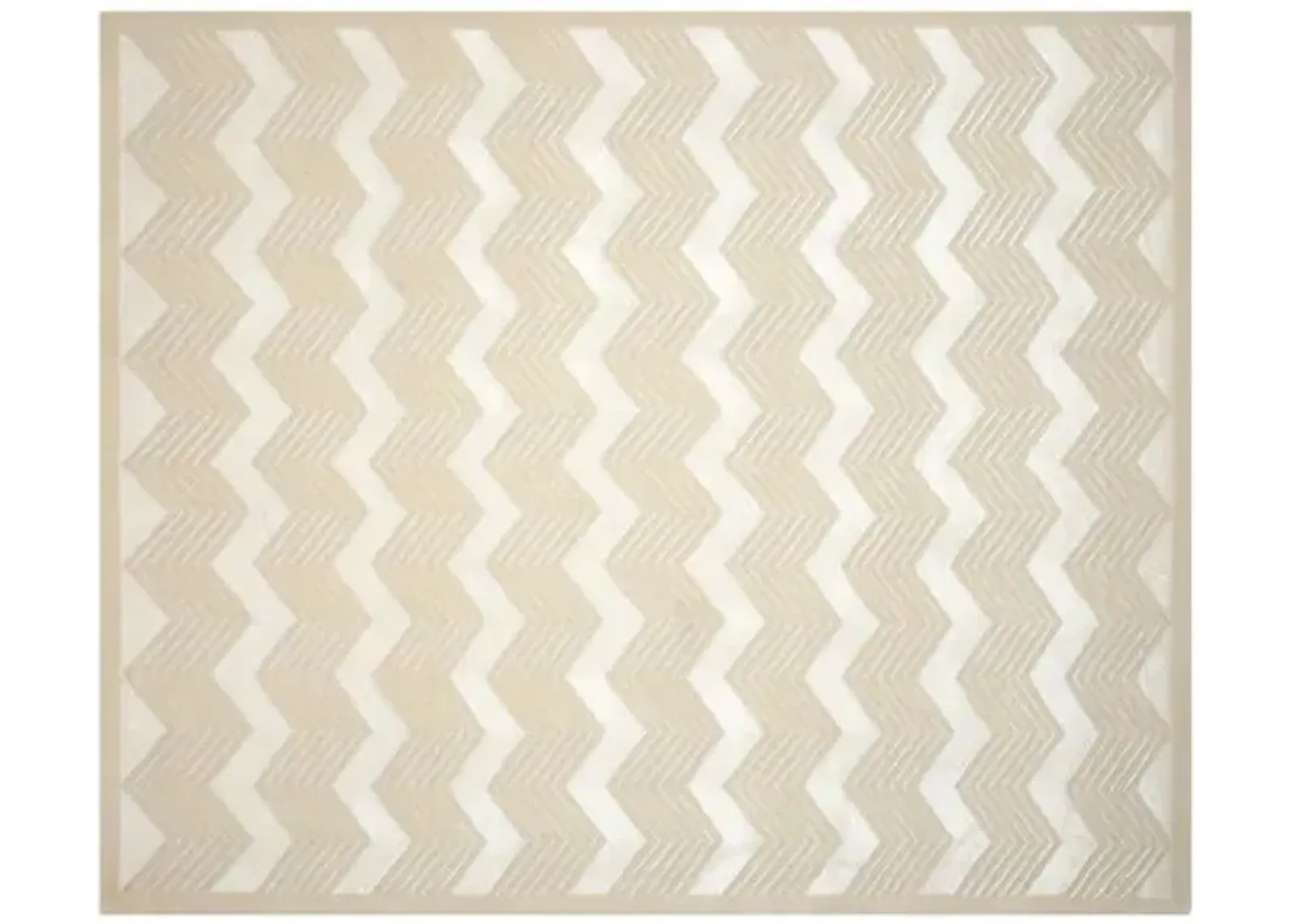 Monroe Chevron Rug - Ralph Lauren Home - Beige - Beige