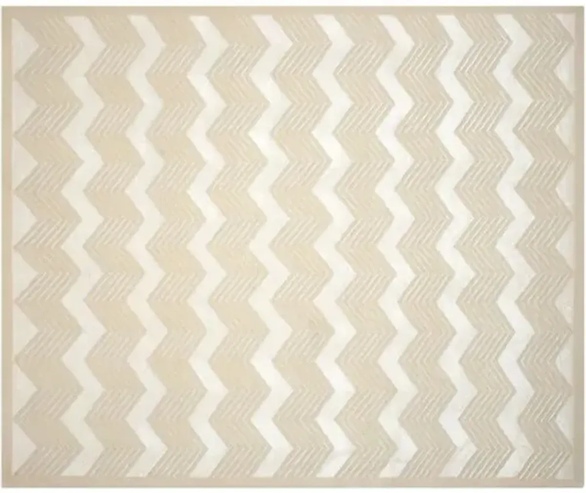 Monroe Chevron Rug - Ralph Lauren Home - Beige - Beige