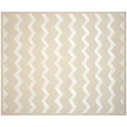 Monroe Chevron Rug - Ralph Lauren Home - Beige - Beige