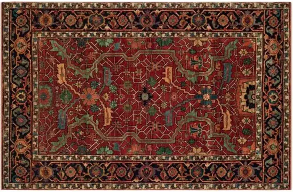 Richmond Rug - Ralph Lauren Home - Red - Red