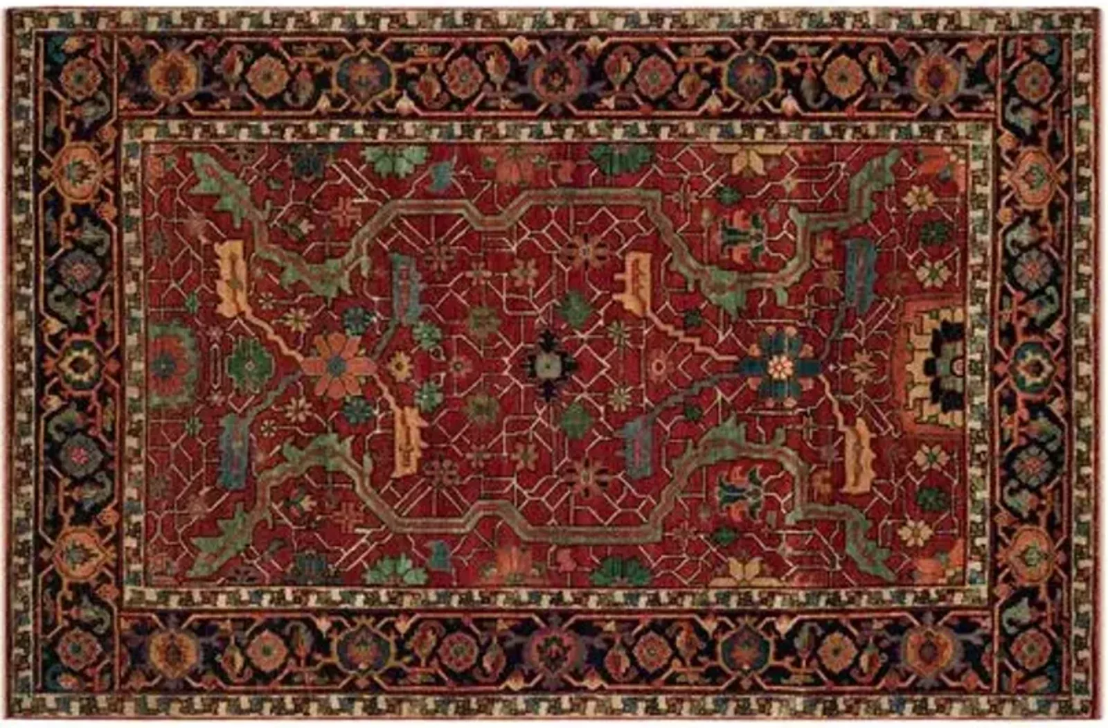 Richmond Rug - Ralph Lauren Home - Red - Red