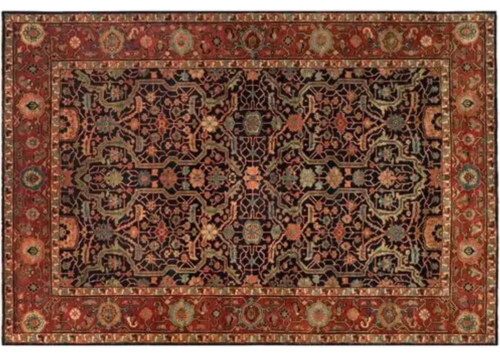 Richmond Rug - Ralph Lauren Home - Red - Red