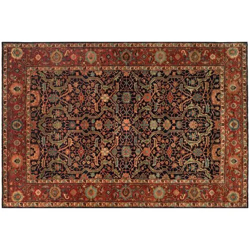 Richmond Rug - Ralph Lauren Home - Red - Red