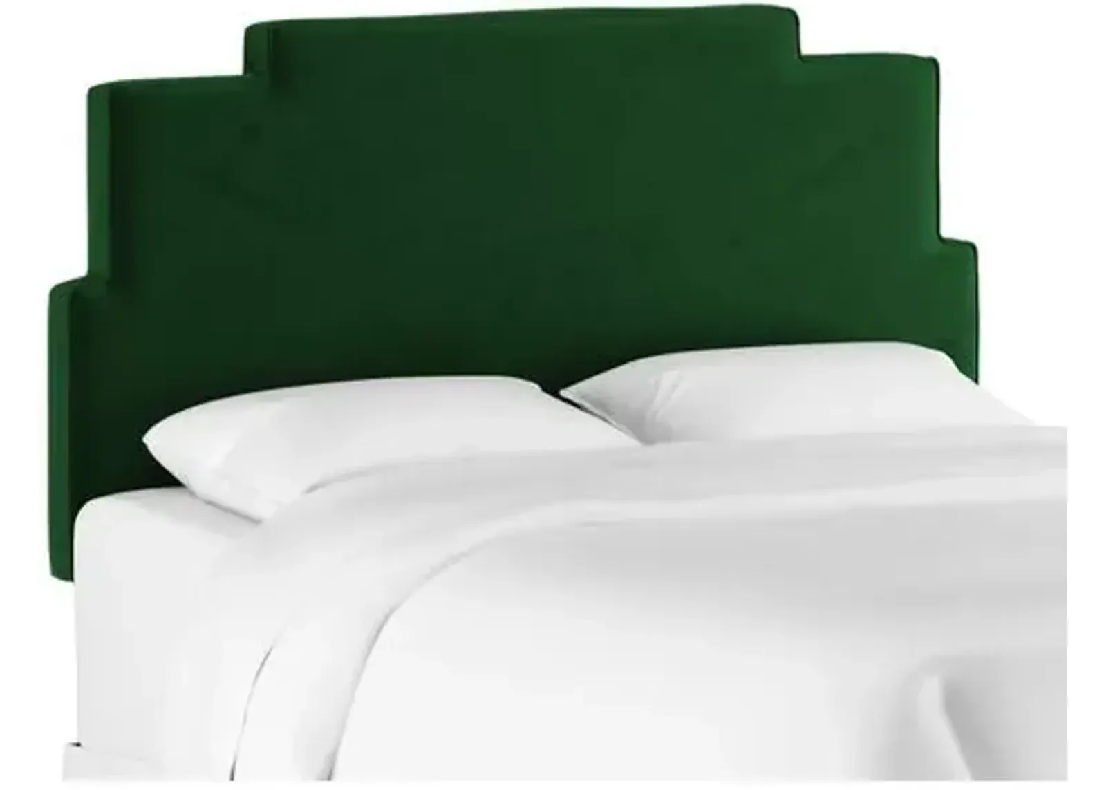 Paxton Velvet Headboard - Green