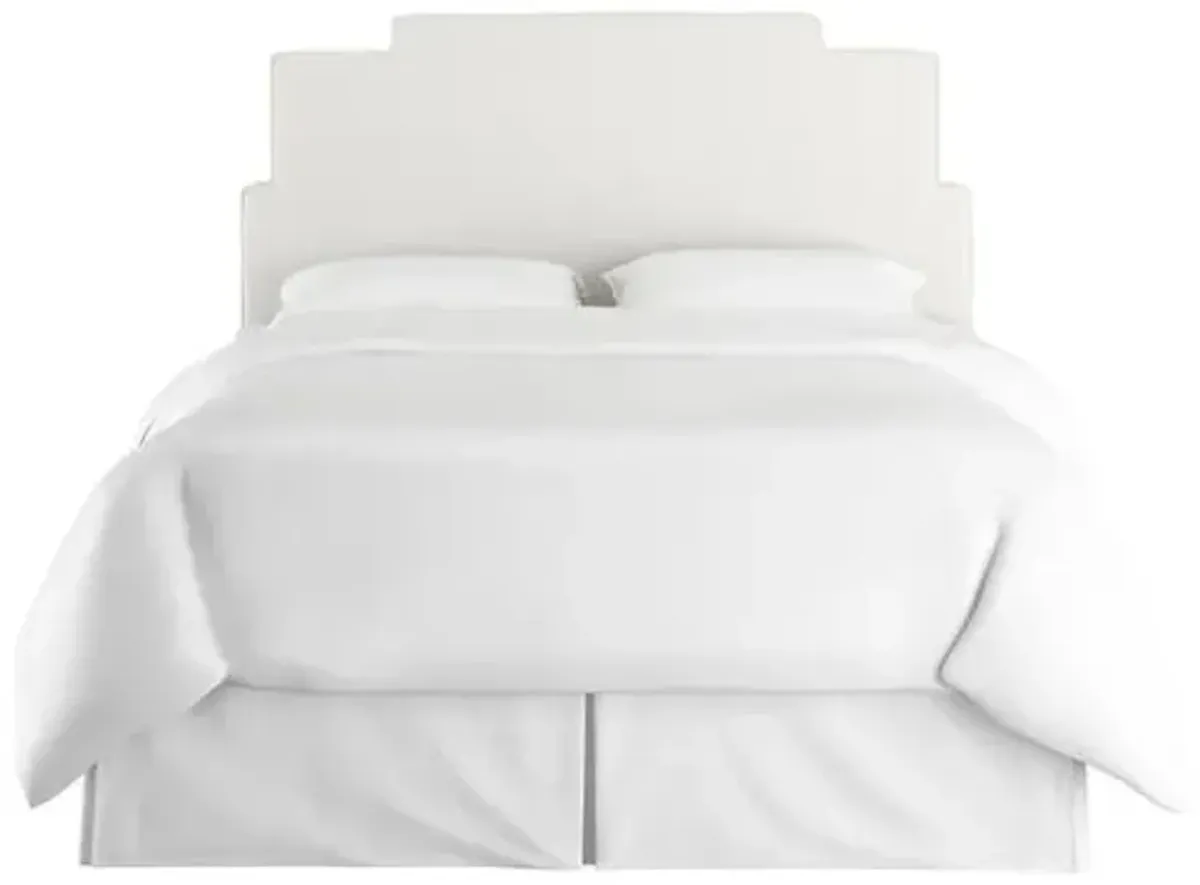 Paxton Linen Headboard - White