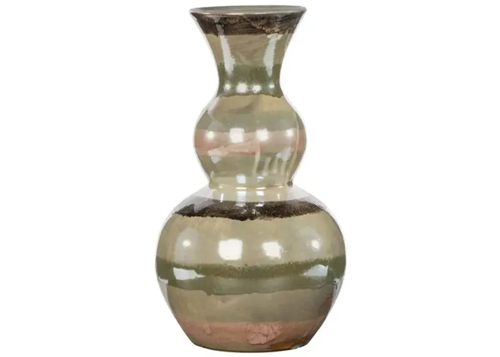 19" Gaia Vase - Green - Bradburn Home