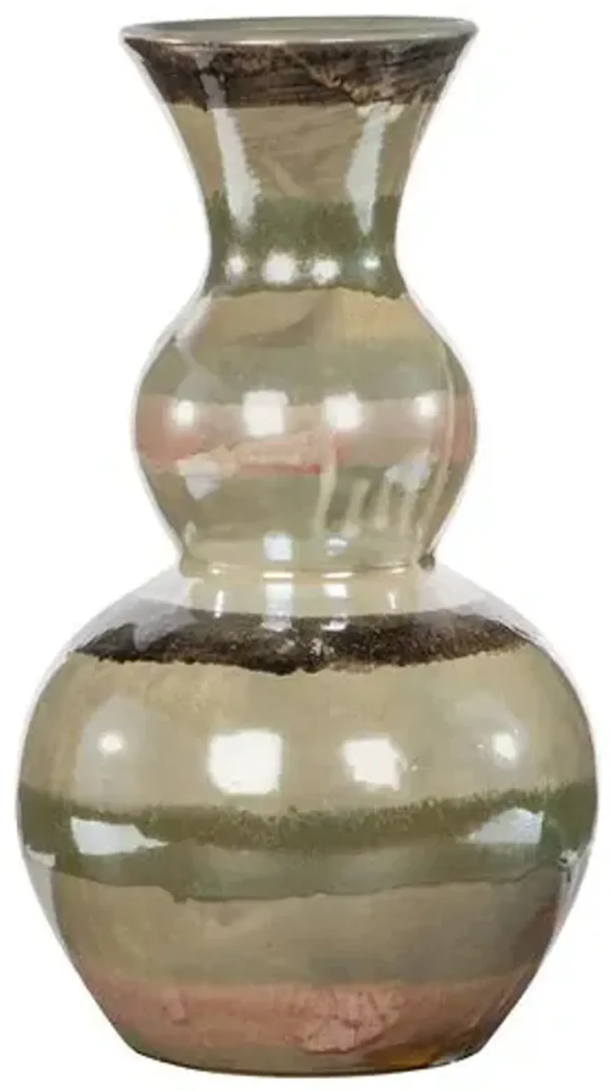 19" Gaia Vase - Green - Bradburn Home