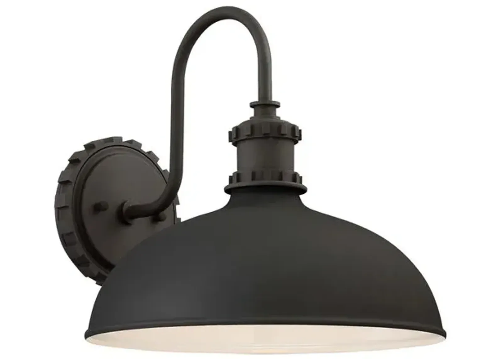 Escudilla Outdoor Sconce - Black