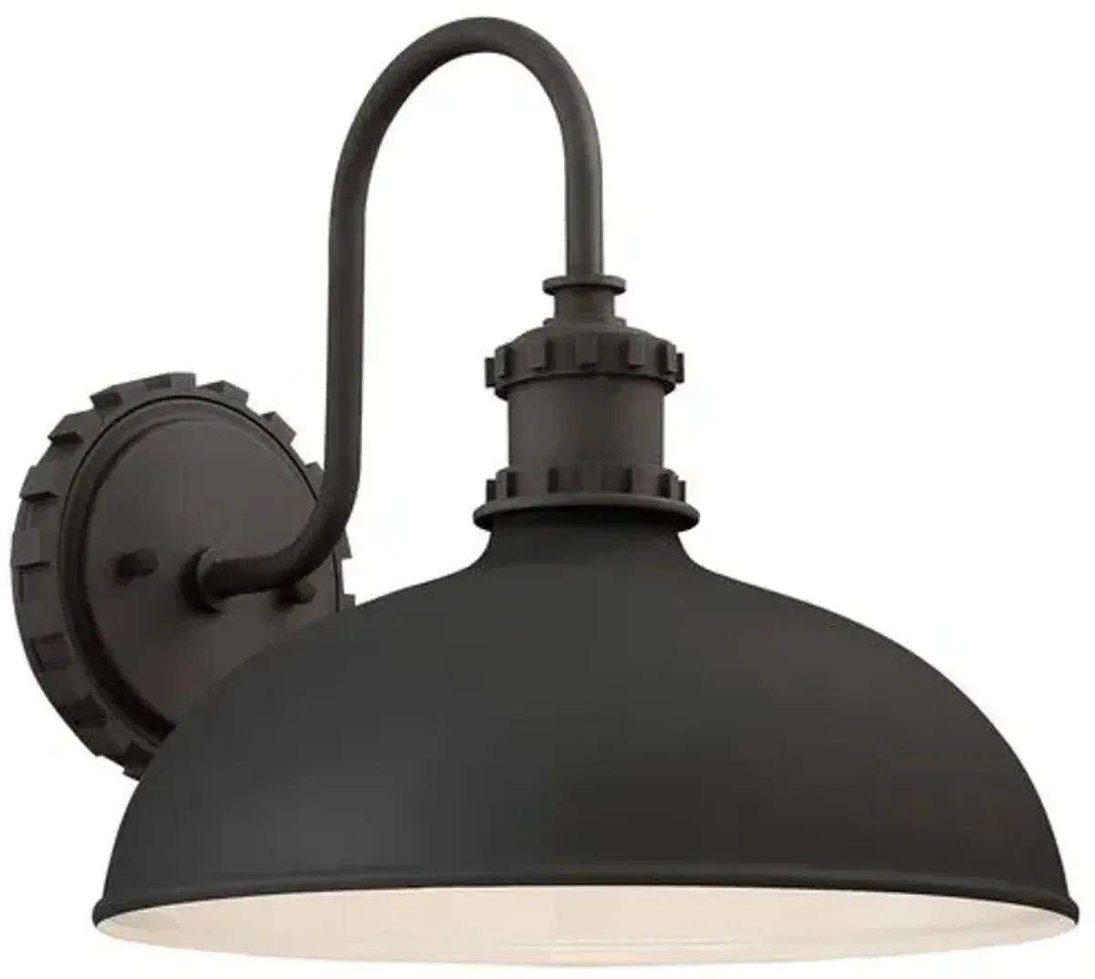 Escudilla Outdoor Sconce - Black