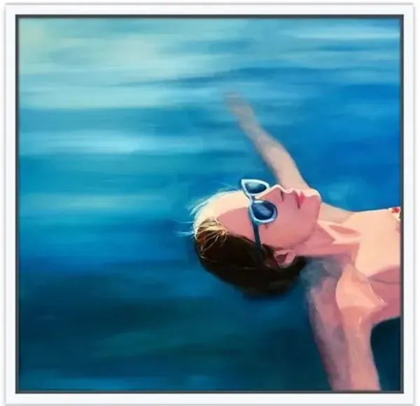 Painting - T.S. Harris - Still Waters Painting - Blue