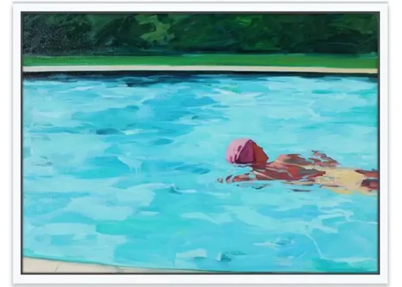 T.S. Harris - Swimming Laps - Blue