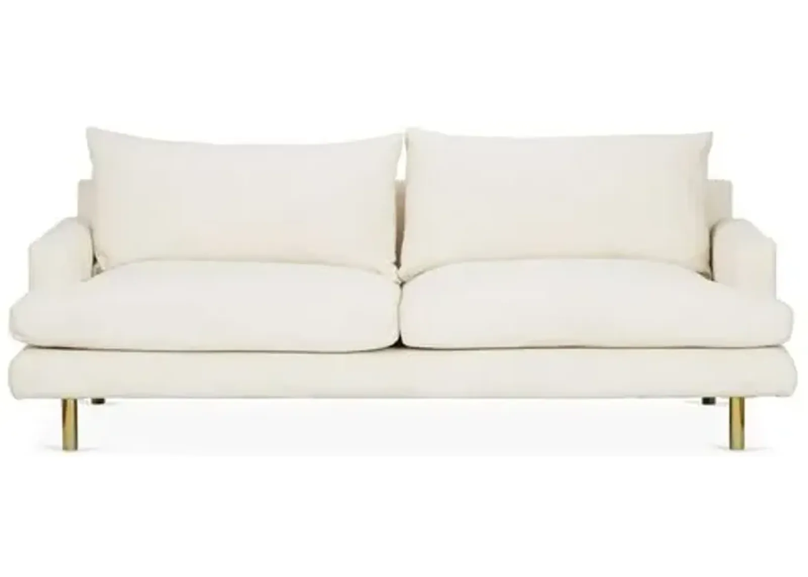 Somerset Performance Sofa - Ivory Crypton - Kim Salmela - Handcrafted