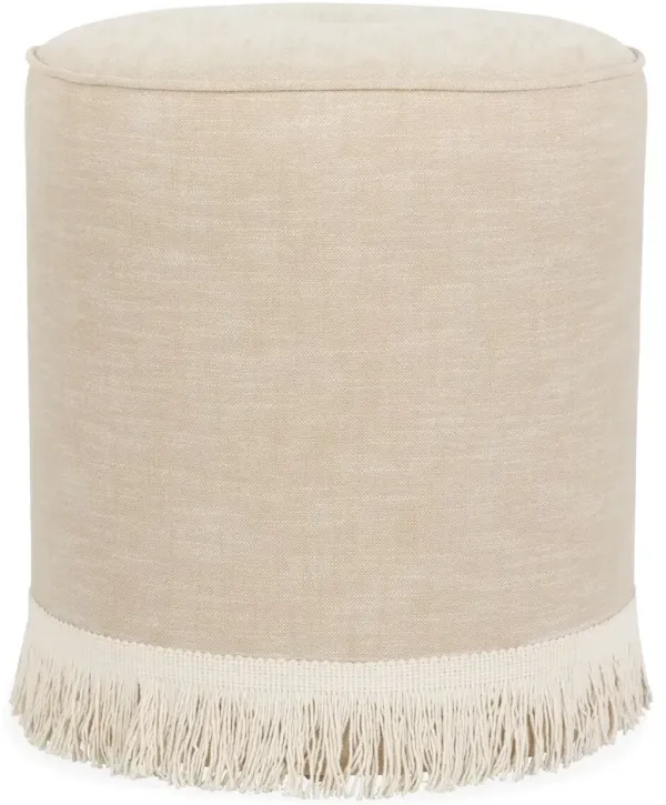 Dot Fringe Ottoman
