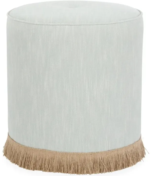 Dot Fringe Ottoman