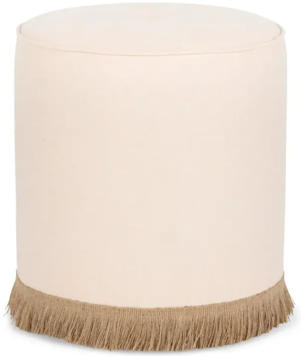 Dot Fringe Ottoman