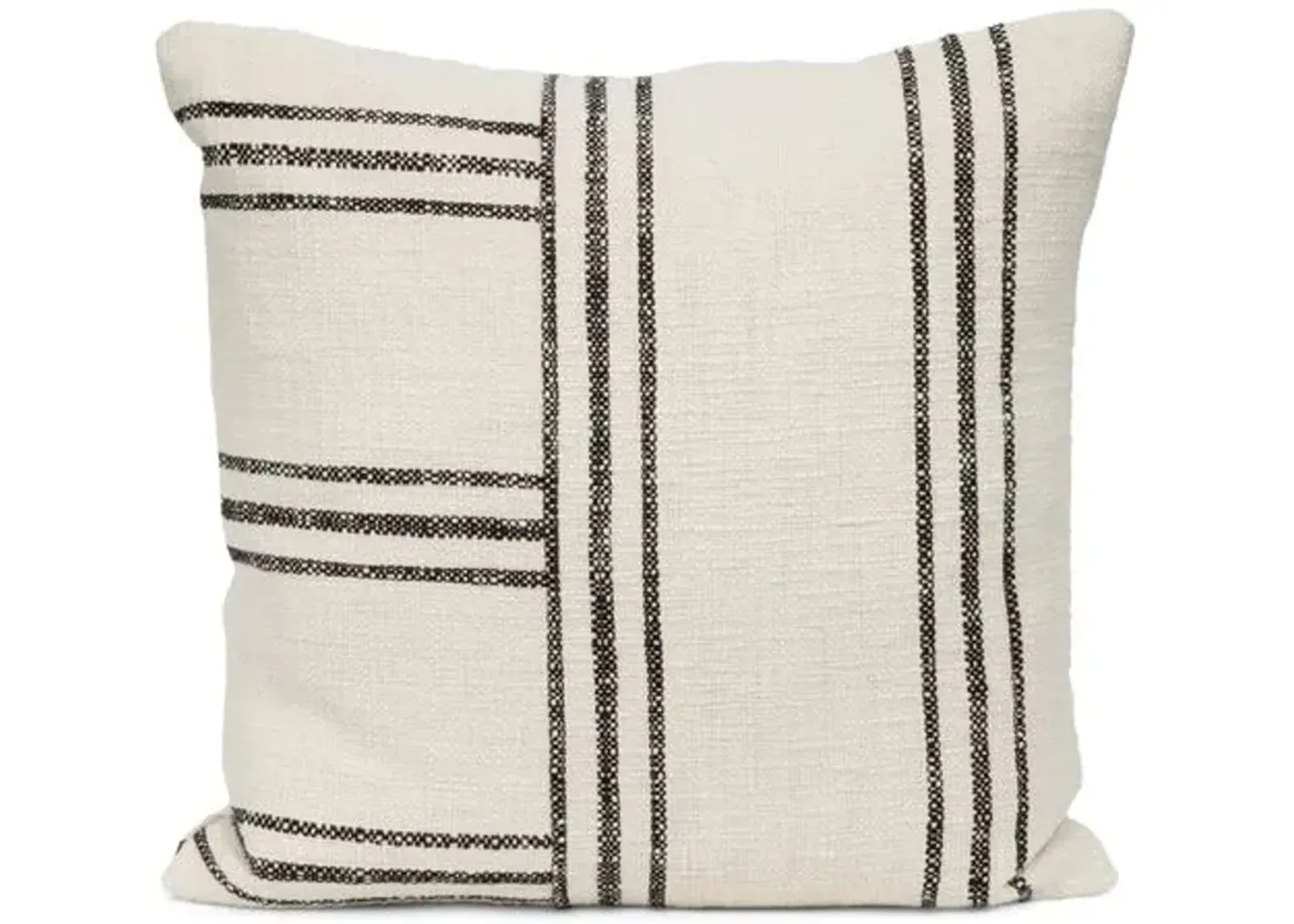 Bowen 20x20 Pillow - Black/Ivory - Kim Salmela