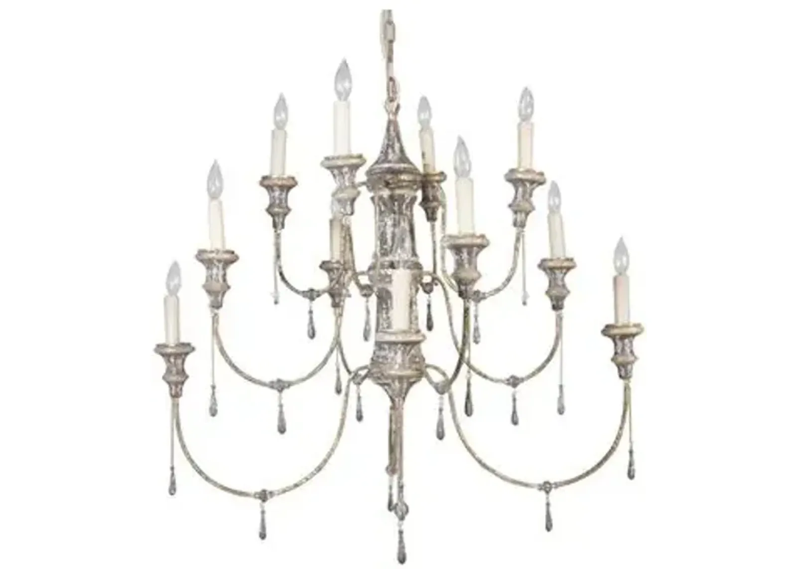 Durham Chandelier - Chocolate/Gold - Gabby - Brown