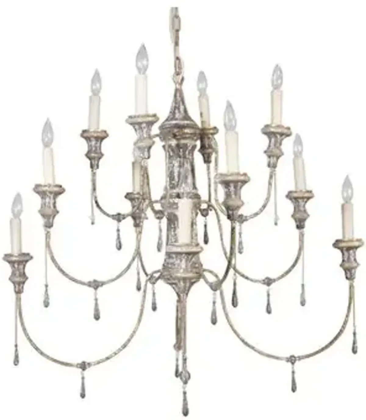 Durham Chandelier - Chocolate/Gold - Gabby - Brown