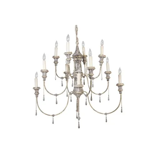 Durham Chandelier - Chocolate/Gold - Gabby - Brown