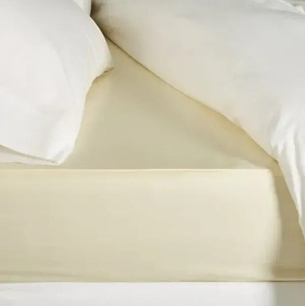 Classic Collection Silk Fitted Sheet - Kumi Kookoon - Ivory