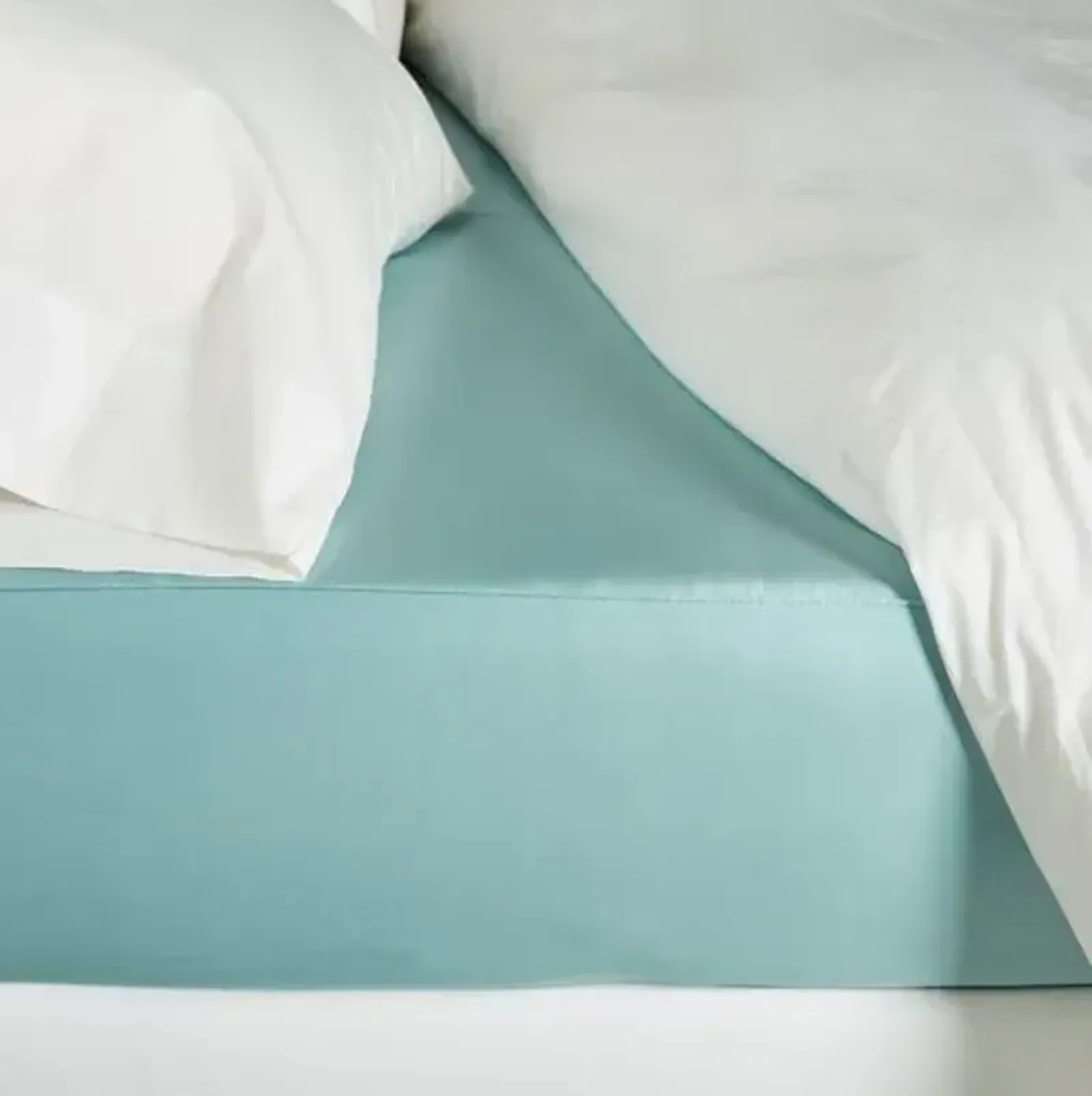 Classic Collection Fitted Sheet - Aquamarine - Kumi Kookoon - Green