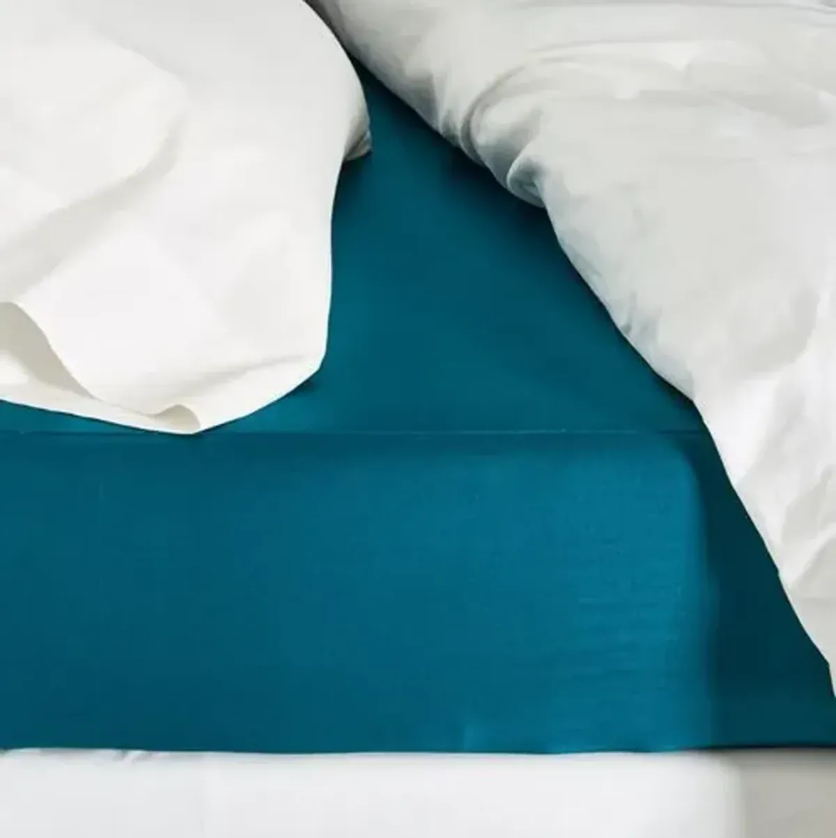 Classic Collection Fitted Sheet - Peacock - Kumi Kookoon - Blue