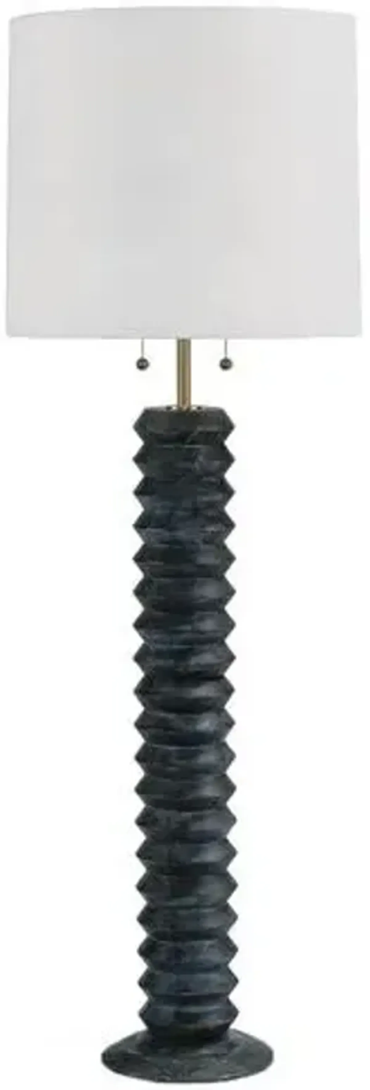 Coastal Living Accordion Floor Lamp - Ebony - Regina Andrew