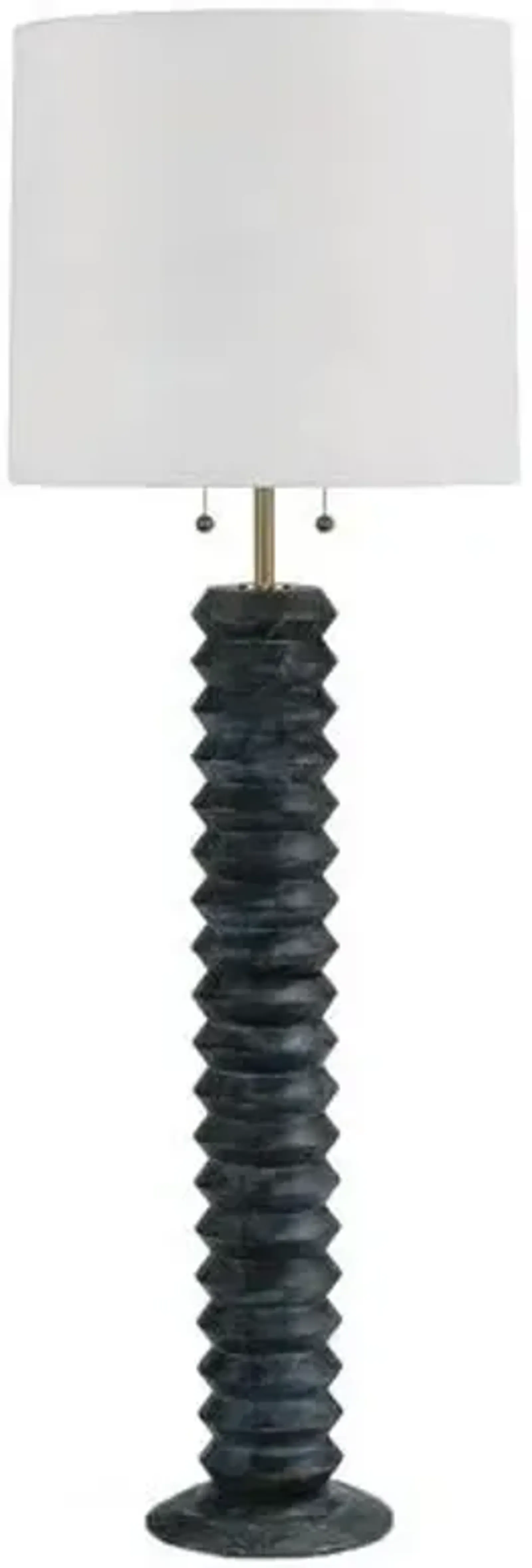 Accordion Floor Lamp - Ebony - Regina Andrew