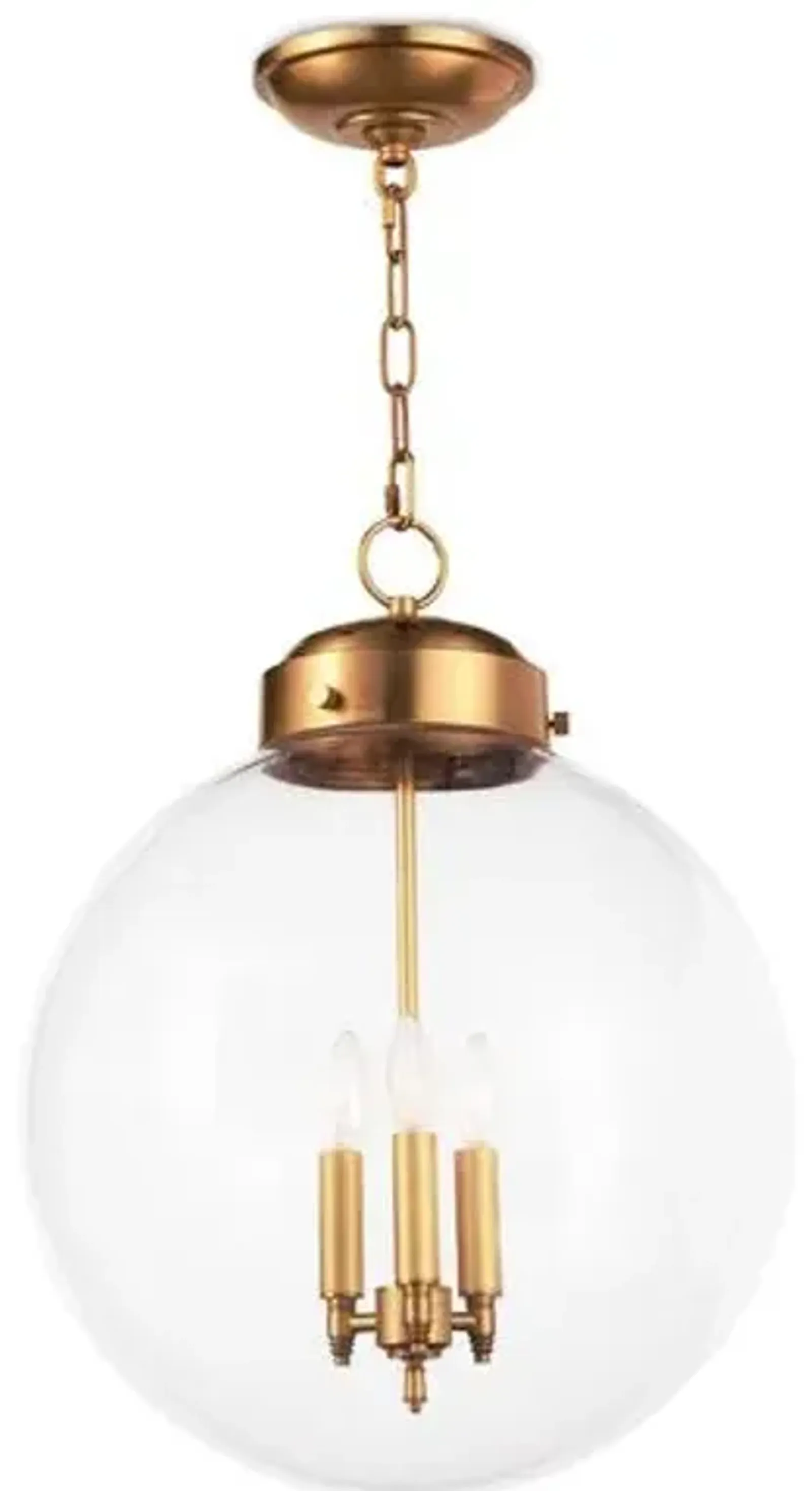 Globe Pendant - Natural Brass - Regina Andrew - Gold