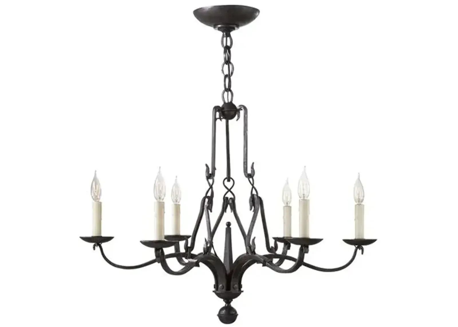 Ralph Lauren Home - Visual Comfort - Allegra Small Chandelier - Iron - Black