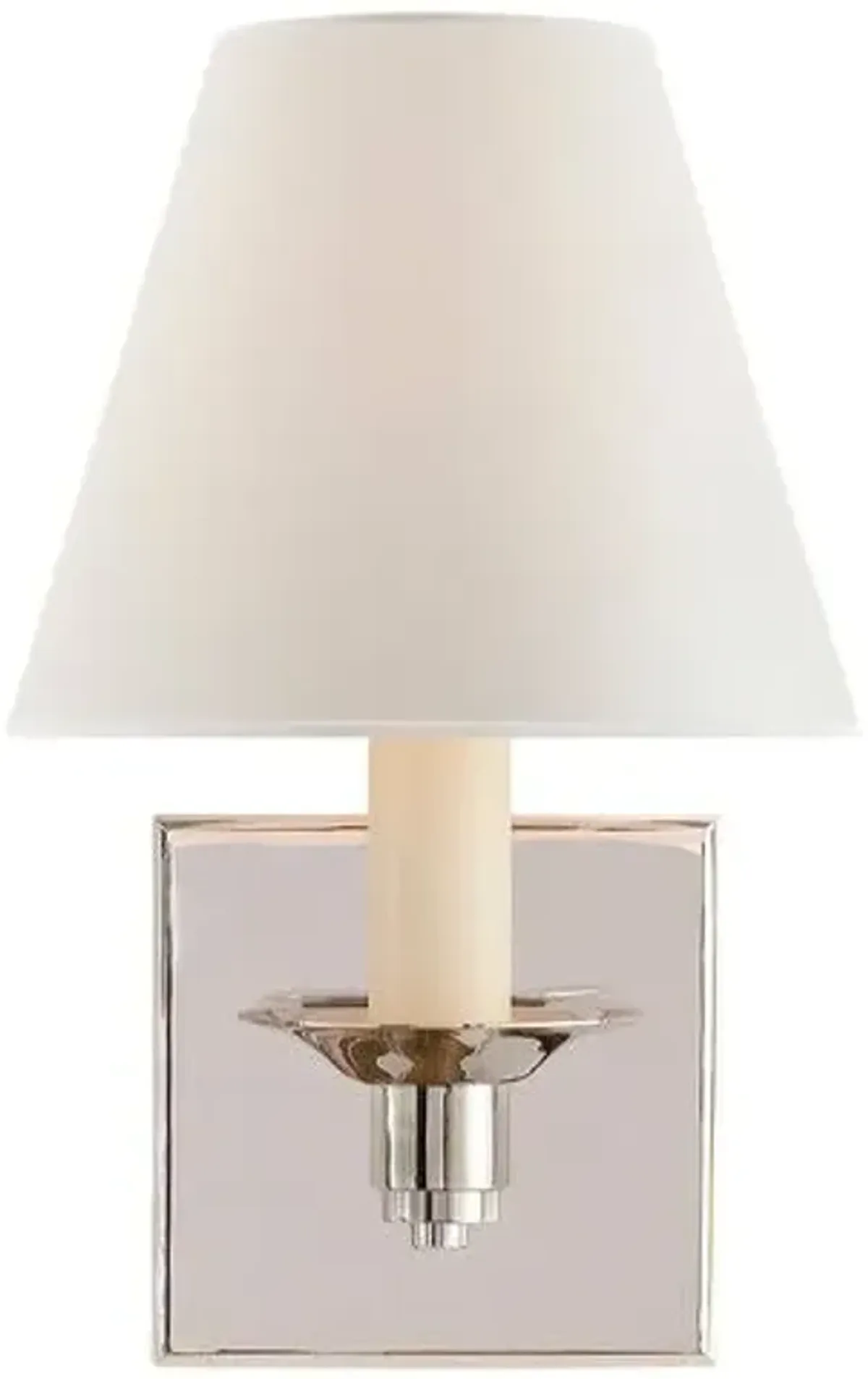 Ralph Lauren Home - Visual Comfort - Evans Single-Arm Sconce - Silver