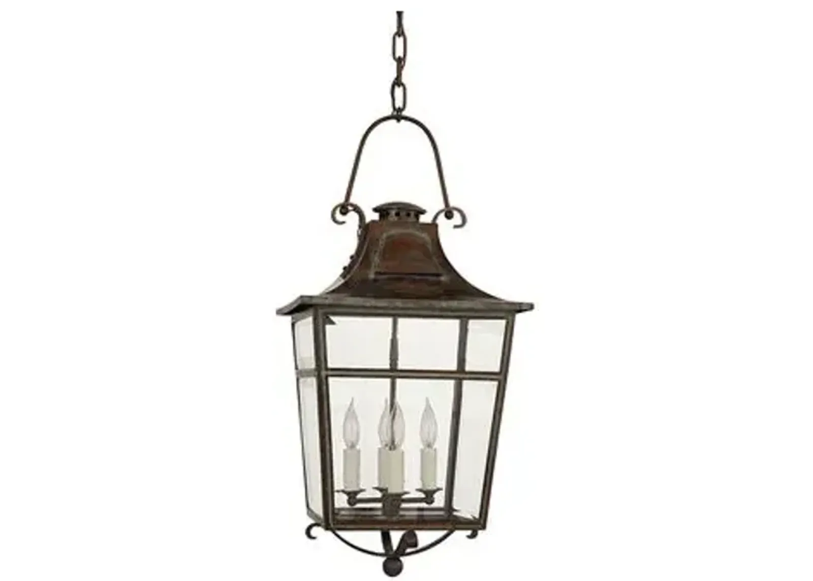 Ralph Lauren Home - Visual Comfort - Carrington Outdoor Lantern - Brown