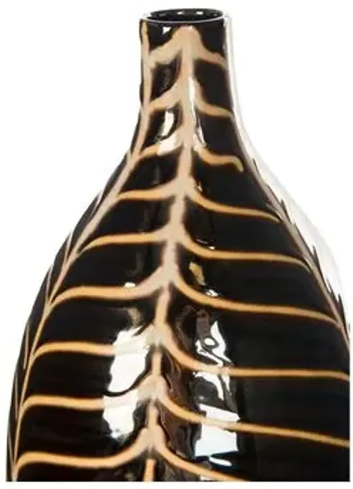 19" Vine Vase - Chocolate - Bradburn Home - Brown