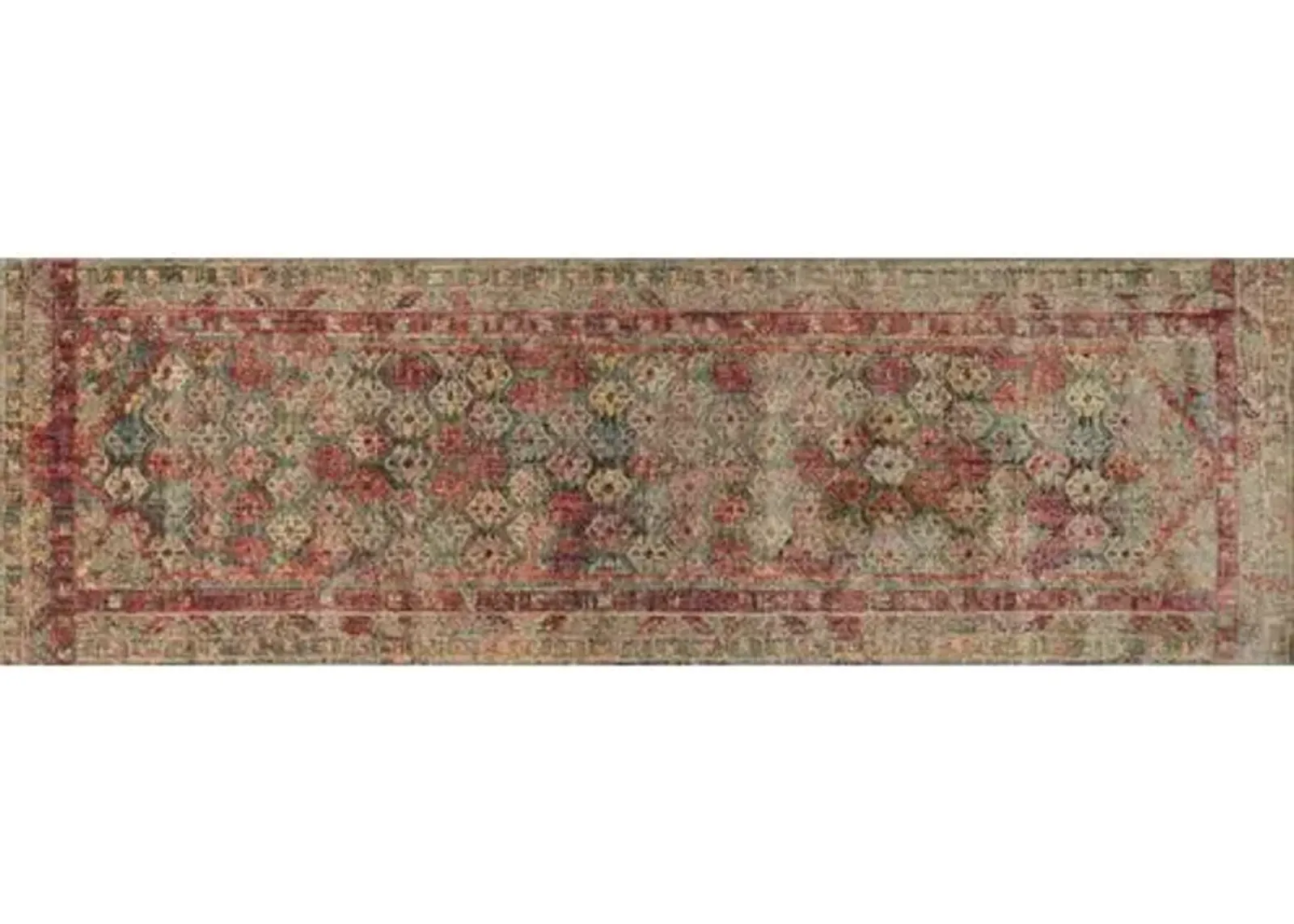 Sagamore Rug - Slate/Berry - Red - Red